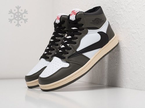Зимние Кроссовки Nike Air Jordan 1 x Travis Scott