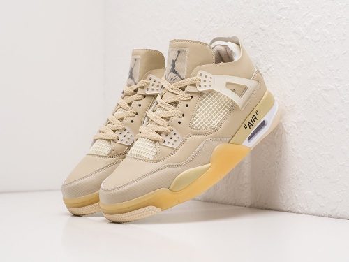 Кроссовки Nike x OFF White Air Jordan 4 Retro