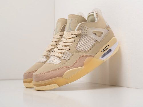 Кроссовки Nike x OFF White Air Jordan 4 Retro